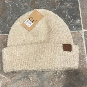 C.C Cream Knit Beanie